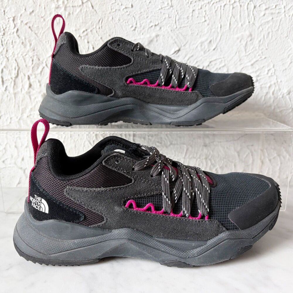 The North Face Taraval Spirit Sneakers Women's Size 5.5 Black/Asphalt Grey/Pink